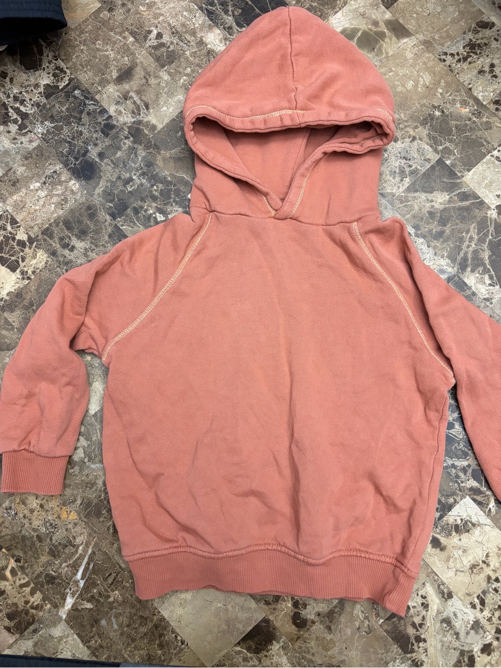 Zara Kids Hooded Sweatshirt in Dusty Coral 3-4 years